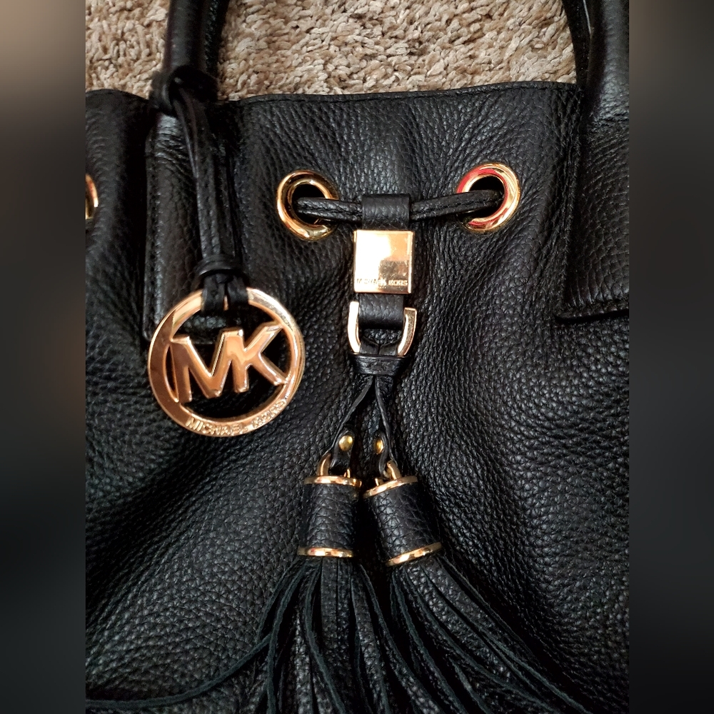Michael Kors Pebbled Satchel Handbag * Authentic* - image 2